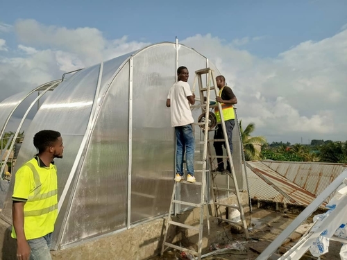 Dernière affaire concernant Serre chaude plus sèche solaire du Ghana 5*6m