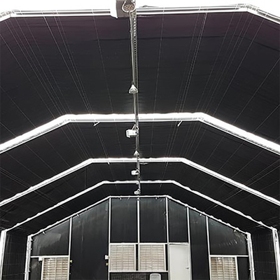 Lumière Dep Hemp Automated Blackout Greenhouse de Greenhosue de panne d'électricité de feuille de plastique
