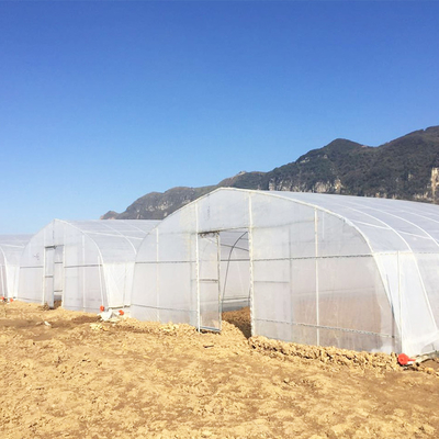 La feuille de plastique d'agriculture a couvert la serre chaude simple de tunnel pour le climat tropical