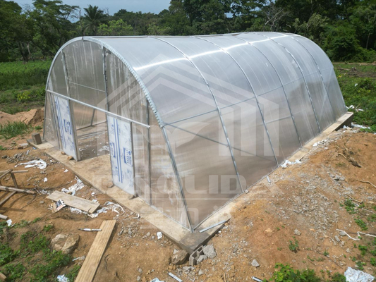 Serre de séchage en polycarbonate protégé contre les UV personnalisable avec assemblage facile et épaisseur réglable
