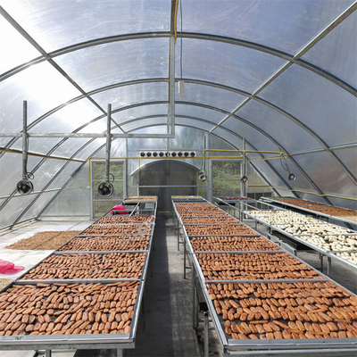 Serre à séchage solaire en polycarbonate sur mesure avec protection UV pour le séchage des plantes et des aliments