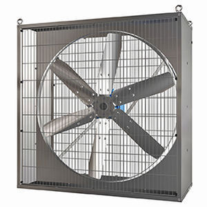 Système de refroidissement de refroidissement de protection d'envergure fan négative simple/multi de serre chaude