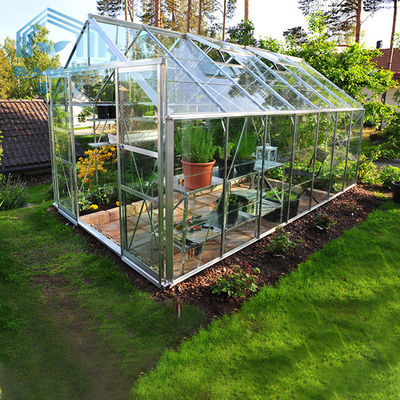 Tente de serre chaude classée par pinte horticole en verre de feuille pour le jardin d'agrément