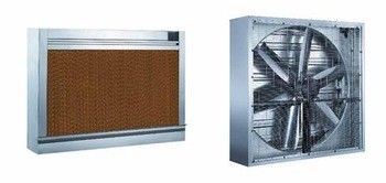 Protection de refroidissement de système de refroidissement de Chambre/entrepôt de volaille avec le cadre galvanisé